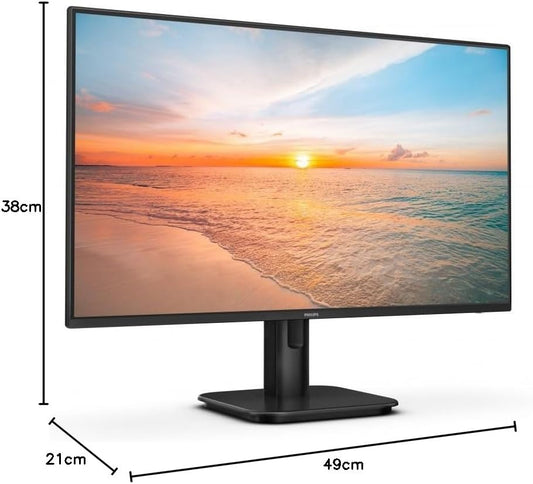 Philips 24E1N1100A Monitor 24 Pulgadas FHD, 100Hz, IPS, 1 MPRT, Adaptive Sync., Altavoces (1920x1080, 1x HDMI 1.4), Negro – Ordenador personal para oposiciones – Material de estudio – OpoMarket
