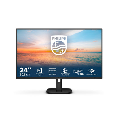 Philips 24E1N1100A Monitor 24 Pulgadas FHD, 100Hz, IPS, 1 MPRT, Adaptive Sync., Altavoces (1920x1080, 1x HDMI 1.4), Negro – Ordenador personal para oposiciones – Material de estudio – OpoMarket