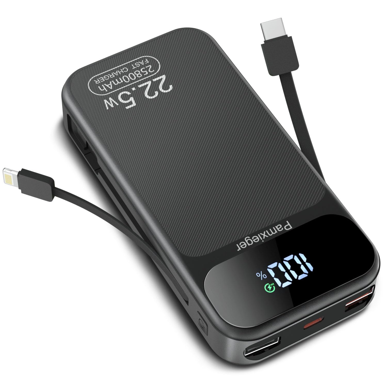 Power Bank 25800mAh Carga Rápida 22.5W PD3.0 QC4.0 USB - C Entrada y Salida con Pantalla LCD Batería Portátil para Smartphone Tablets y Más – para oposiciones – Material de estudio – OpoMarket