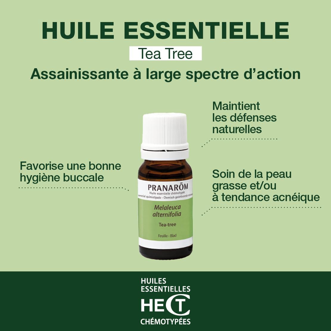 Aceite esencial del árbol del té frasco 10 ml detalle