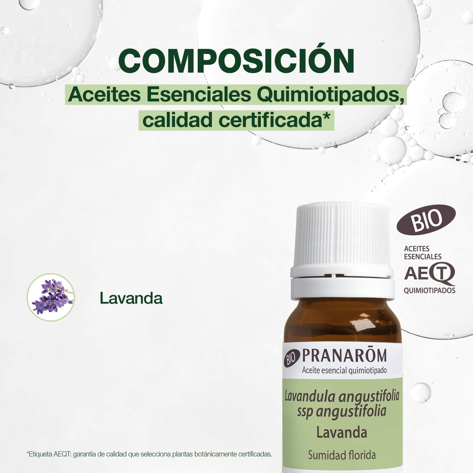 Aceite esencial quimiotipado para relajación y sueño