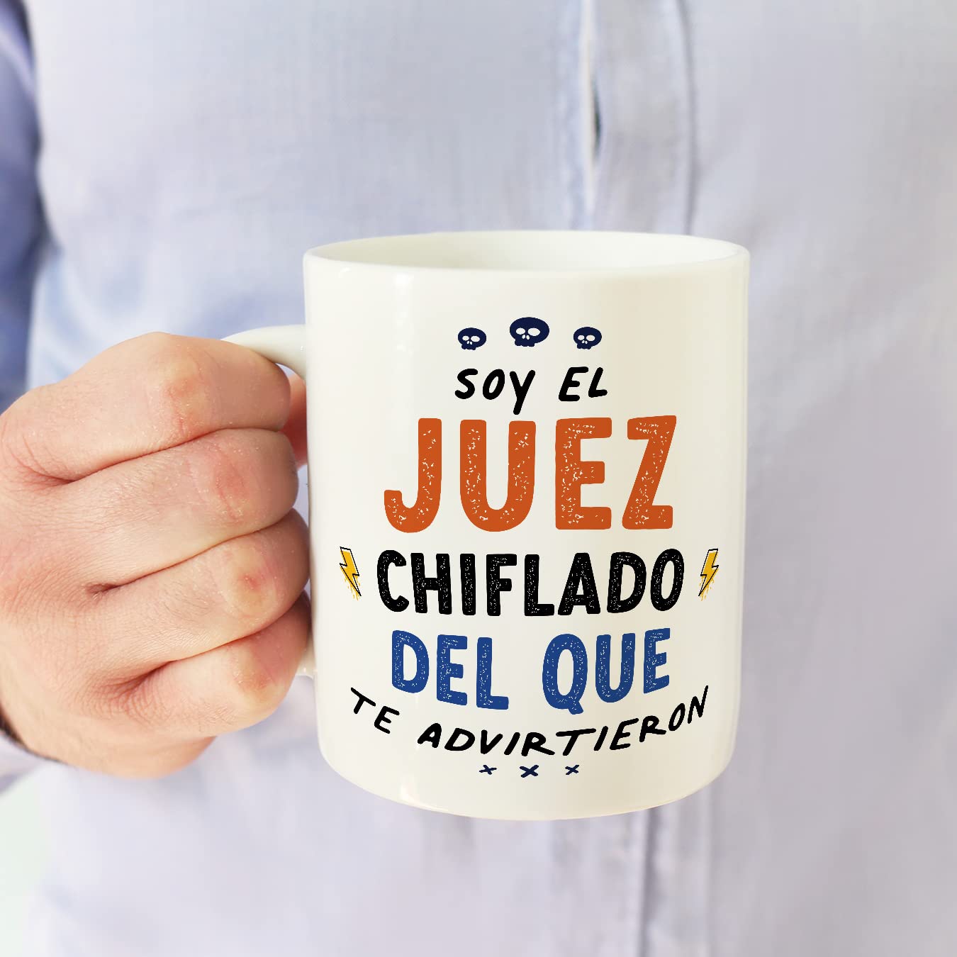 taza MUGFFINS para opositores a juez