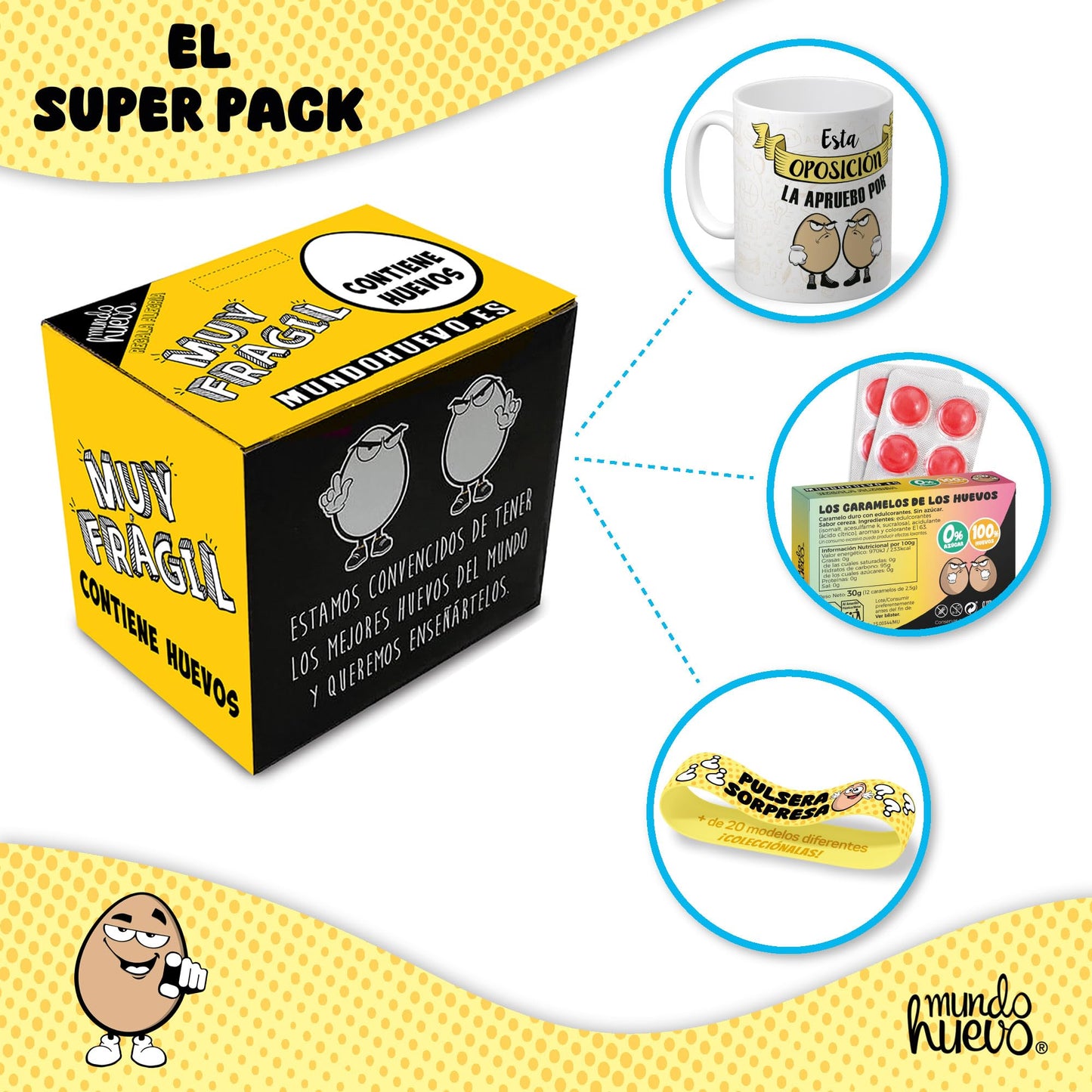 pulsera sorpresa incluida en regalo para opositores