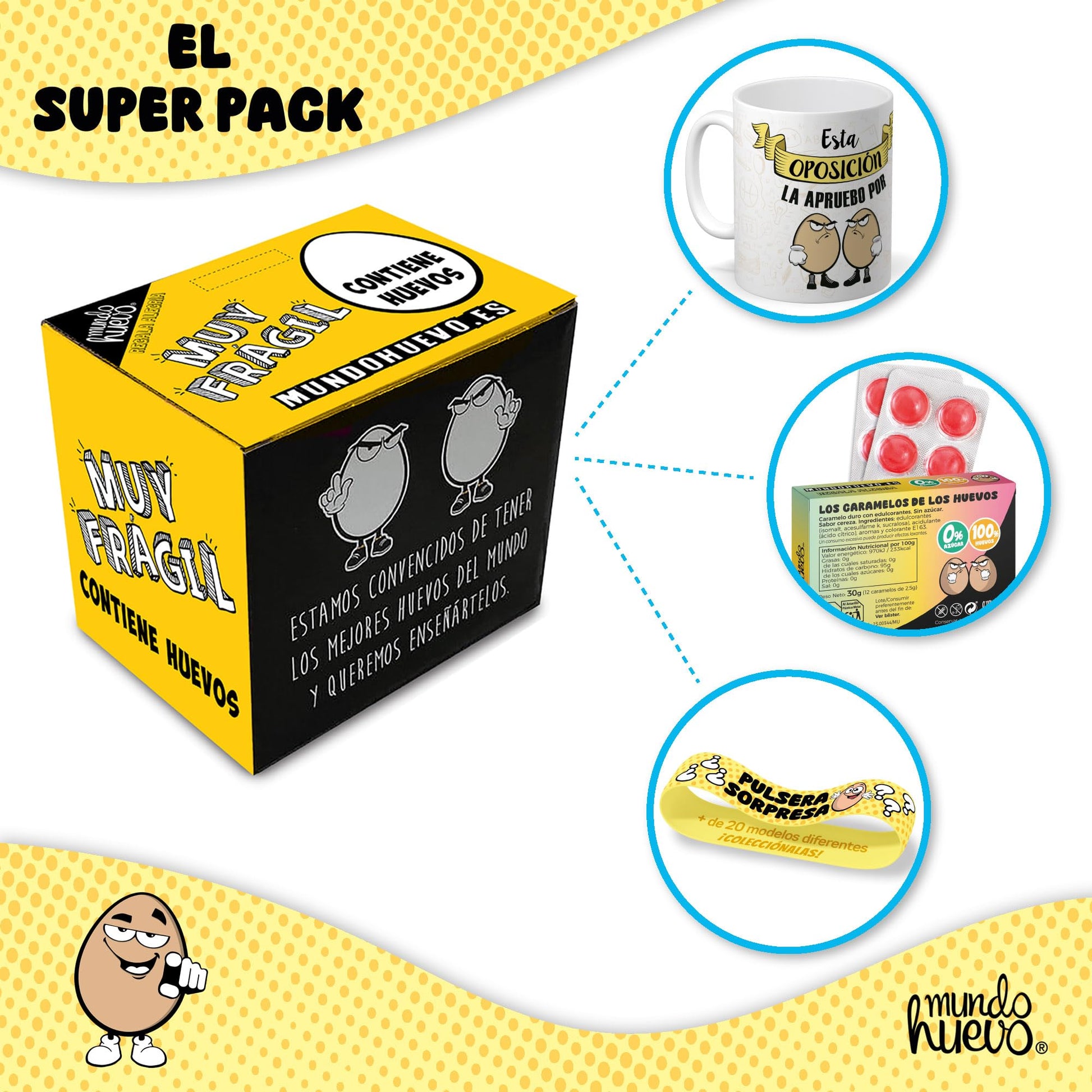 pulsera sorpresa incluida en regalo para opositores