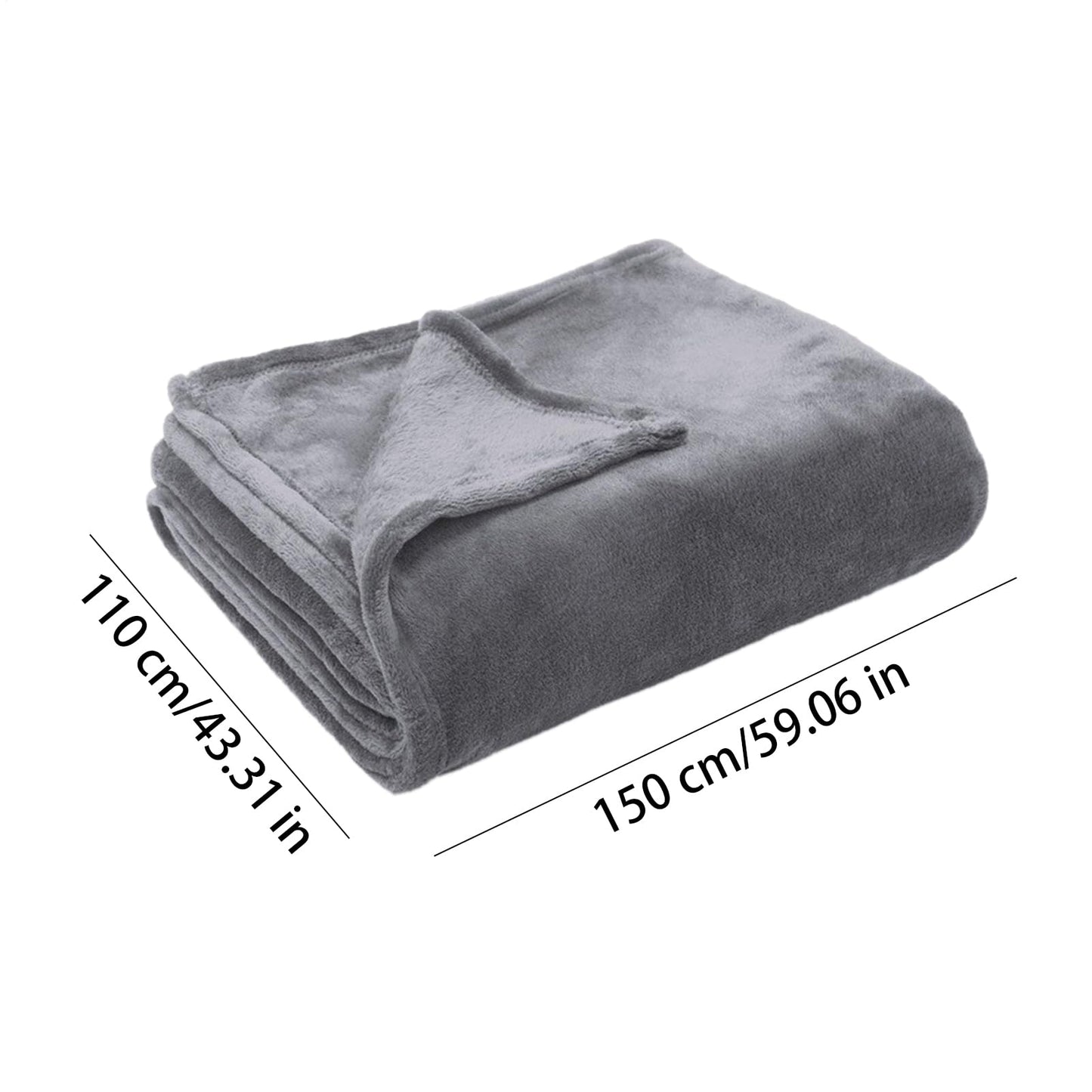 Renchey Manta De Forro Polar,Cálida Y Suave Ropa De Cama De Doble Cara - 150x110 Cm Manta Ligera De Forro Polar - para Habitación Hogar Otoño Invierno Sofá Dormitorio De Chica Mujeres Navidad – para oposiciones – Material de estudio – OpoMarket