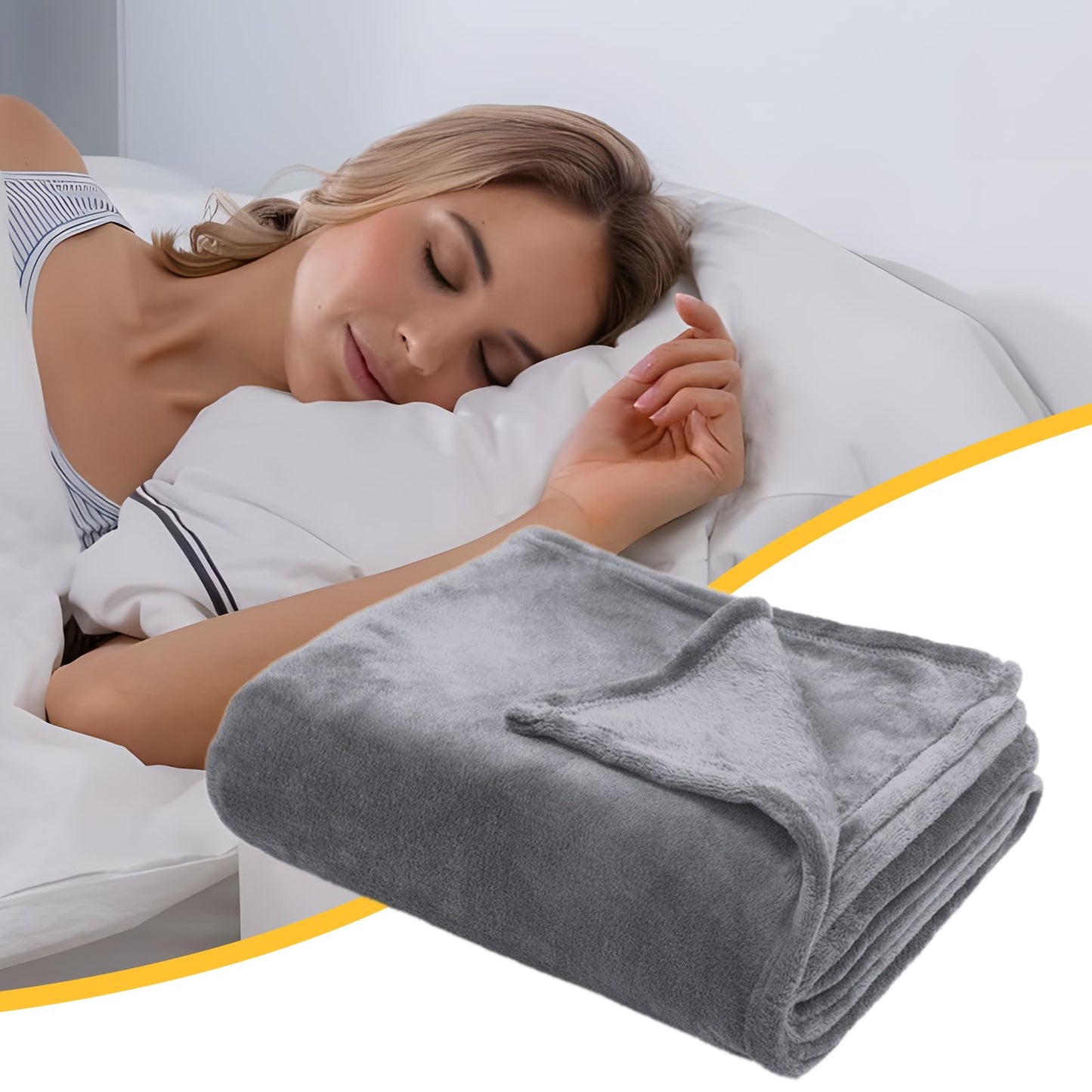 Renchey Manta De Forro Polar,Cálida Y Suave Ropa De Cama De Doble Cara - 150x110 Cm Manta Ligera De Forro Polar - para Habitación Hogar Otoño Invierno Sofá Dormitorio De Chica Mujeres Navidad – para oposiciones – Material de estudio – OpoMarket