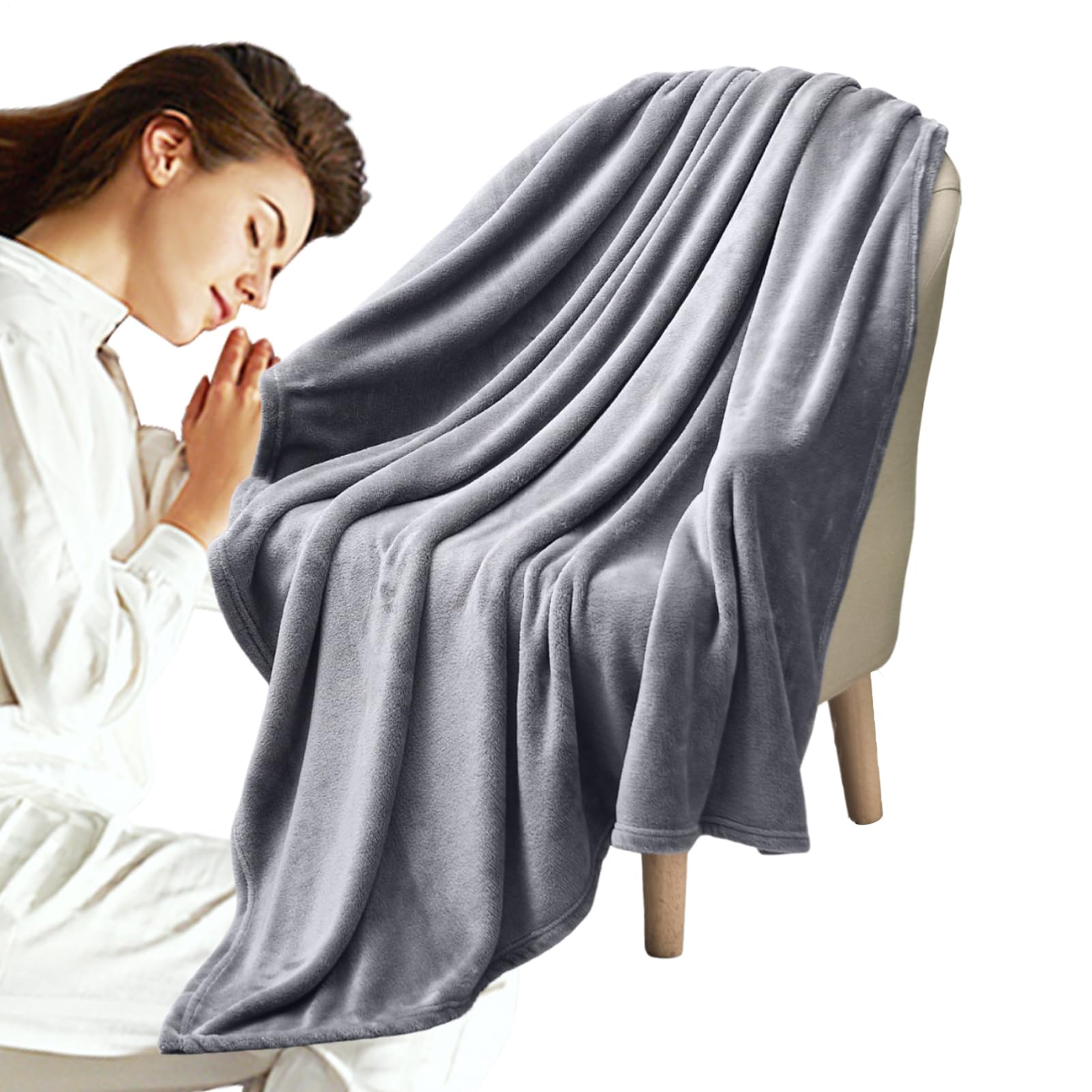 Renchey Manta De Forro Polar,Cálida Y Suave Ropa De Cama De Doble Cara - 150x110 Cm Manta Ligera De Forro Polar - para Habitación Hogar Otoño Invierno Sofá Dormitorio De Chica Mujeres Navidad – para oposiciones – Material de estudio – OpoMarket