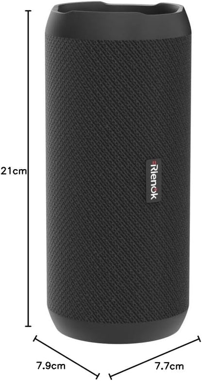 RIENOK Altavoz Bluetooth 5.3 30W Altavoz Inalámbrico Portátil Impermeable IPX7, Bass, Sonido Estéreo, Apoya Micro SD AUX – para oposiciones – Material de estudio – OpoMarket