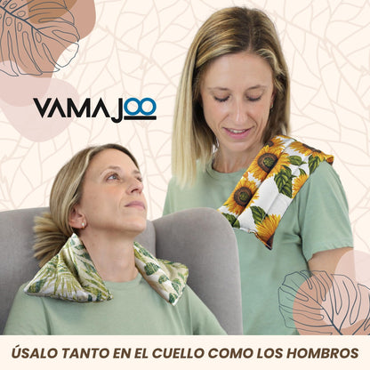 Saco Termico Semillas para Microondas - Bolsa Semillas Calor Microondas - Cojin de Semillas para Microondas - Sin Aroma - Relleno de Semillas de Mijo Ecológico - Fabricado en España 45x14cm – para oposiciones – Material de estudio – OpoMarket