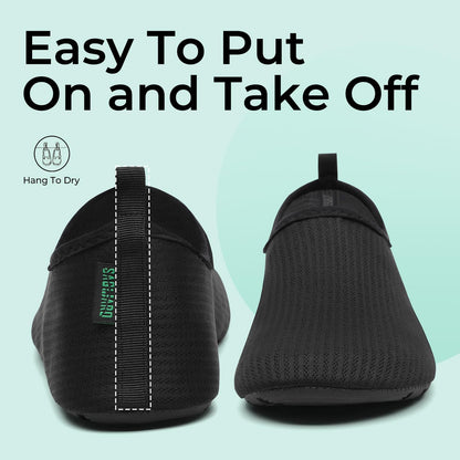 SAGUARO Escarpines Hombre Mujer Zapatillas Agua Secado Rápido Zapatos de Agua Antideslizante Zapatillas de Playa Calzado de Agua Escarpines para Surf Buceo Rio Piscina Negro Profundo,EU Gr.40/41 – Zapatos para oposiciones – Material de estudio – OpoMarket