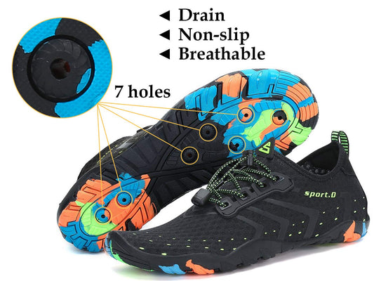 SAGUARO Mujer Hombre Escarpines - Barefoot Mujer Hombre Calzado Respetuoso Deportivas Zapatillas Minimalistas Antideslizantes Escarpines Agua para Playa Surf Rio Piscina Negro, Gr.41 – Zapatos para oposiciones – Material de estudio – OpoMarket