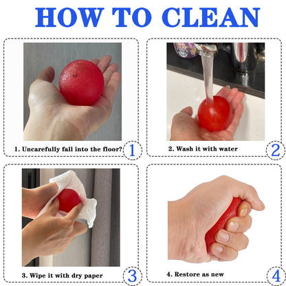 Set de 5 Pelota Antiestres Bola para Rehabilitación Fortalecedores de Mano, Pelota Rehabilitacion Mano con Diferentes Grados de Dureza, para Aliviar El Estrés para Ejercicios De Manos Antiestres – para oposiciones – Material de estudio – OpoMarket