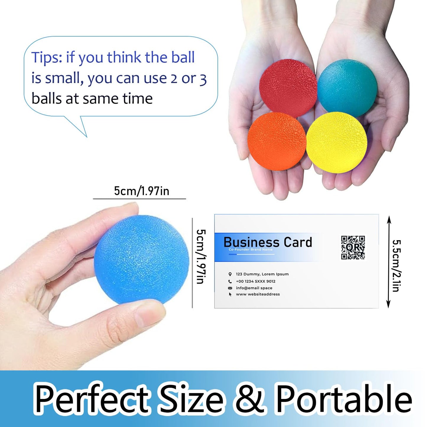 Set de 5 Pelota Antiestres Bola para Rehabilitación Fortalecedores de Mano, Pelota Rehabilitacion Mano con Diferentes Grados de Dureza, para Aliviar El Estrés para Ejercicios De Manos Antiestres – para oposiciones – Material de estudio – OpoMarket