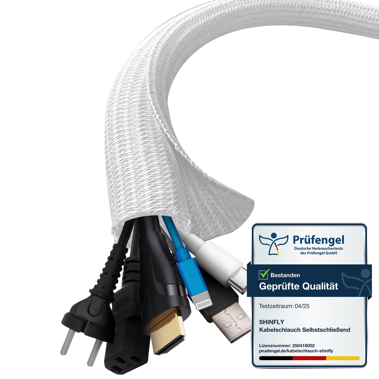 recoge cables escritorio flexible