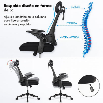 base giratoria 360 grados silla de estudio