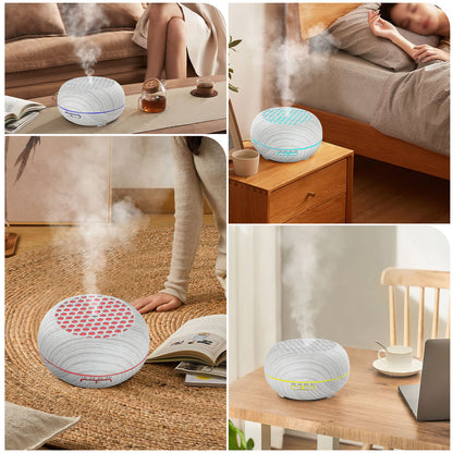 Simpeak Humidificador Ultrasónico 550 ml Difusor de Aromas con Temporizador Humificador Control Remoto para el Hogar Oficina Dormitorio Yoga SPA(con Pegatin) – para oposiciones – Material de estudio – OpoMarket