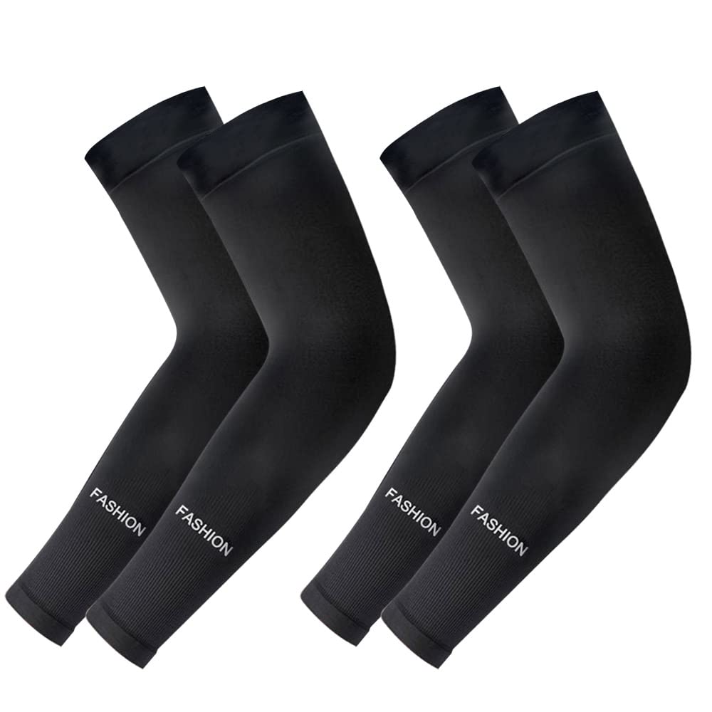 skytowards 2 Pares Mangas para Brazo Elásticas Mangas de Protección UV, Enfriamiento Transpirables Manga Protectora Solar para Deportes Ciclismo Mujeres y Hombres (Negro) – Ropa para oposiciones – Material de estudio – OpoMarket