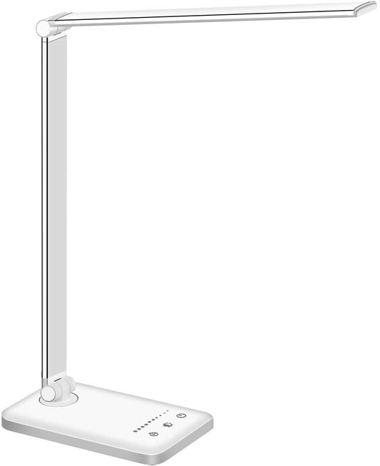 lámpara escritorio led slator blanca