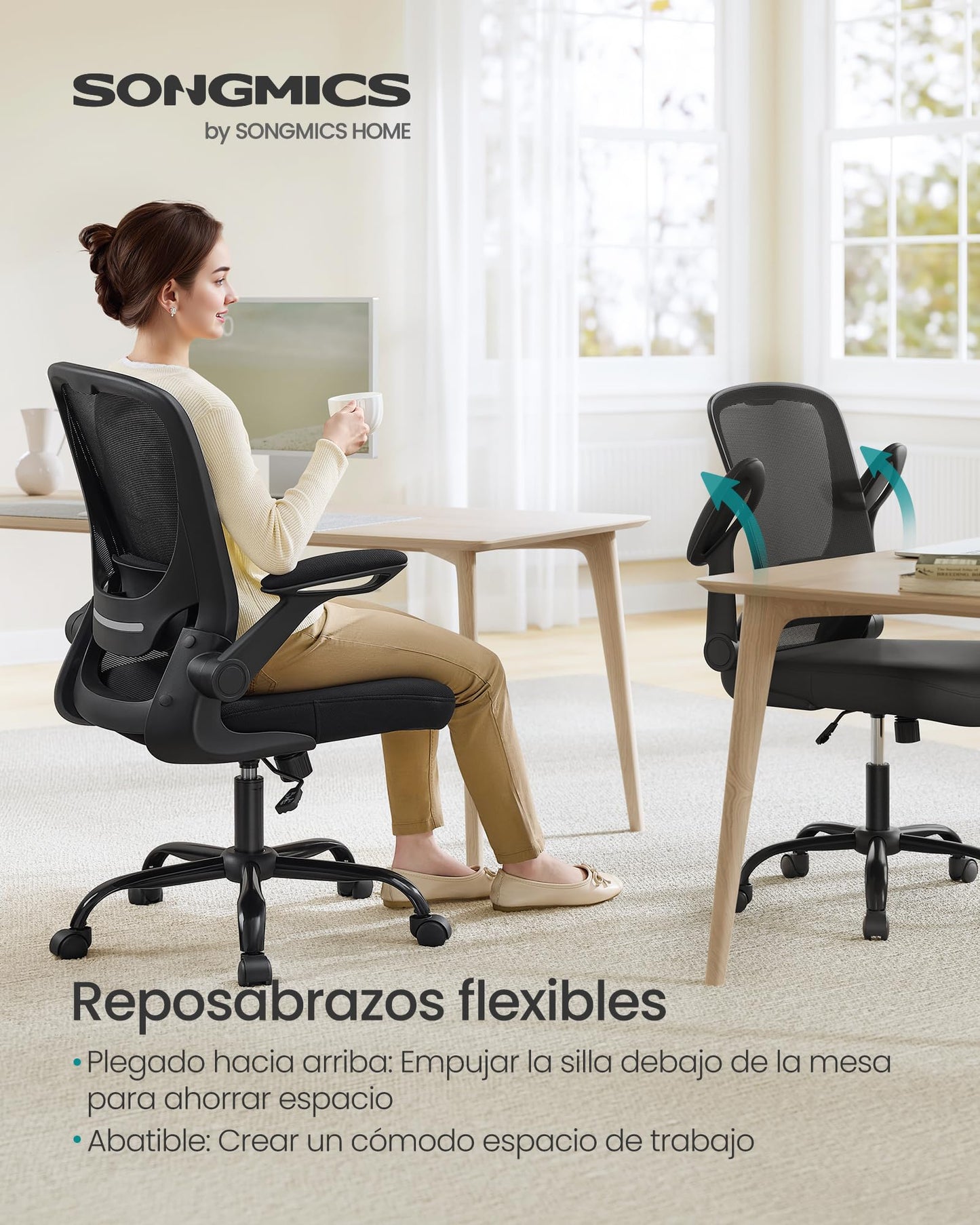 ruedas autobloqueantes silla giratoria