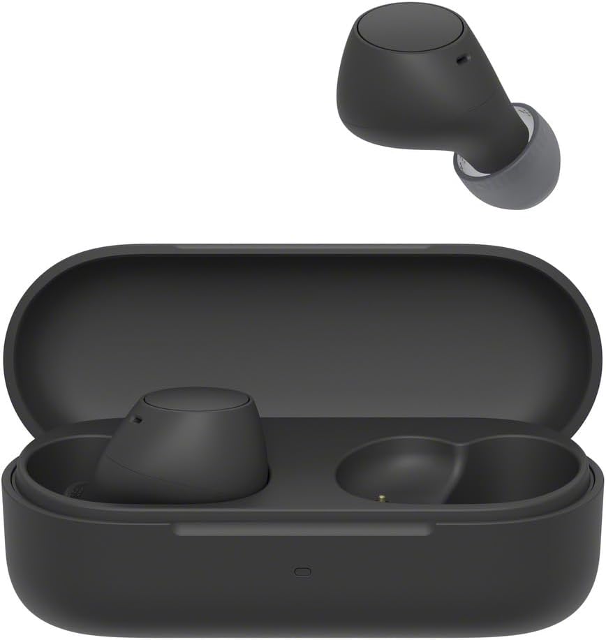 Sony WF - C510 Auriculares Inalámbricos pequeños, Ligeros, con conexión multipunto, Modo Sonido Ambiente, Resistencia al Agua IPX4, Spotify Tap, Carga rápida, 22 Horas de batería, iOS y Android - Negro – Electrónica para oposiciones – Material de estudio – OpoMarket