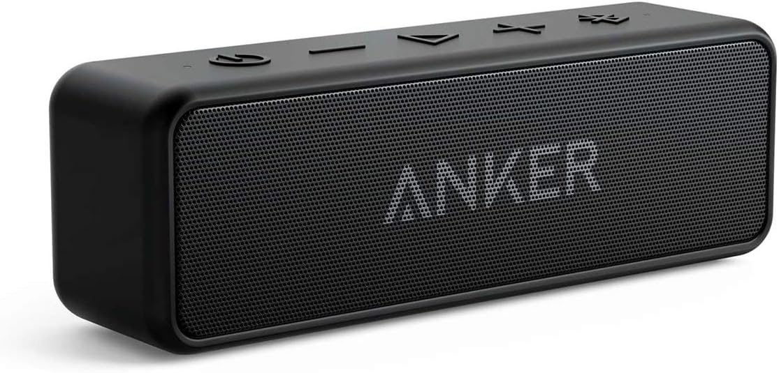 Soundcore Anker 2 Altavoz Bluetooth Portátil con Sonido Estéreo de 12 W, BassUp, IPX7 Resistente al Agua, 24 Horas Reproducción, Emparejamiento Estéreo Inalámbrico, para hogar, Exterior y Viaje – para oposiciones – Material de estudio – OpoMarket