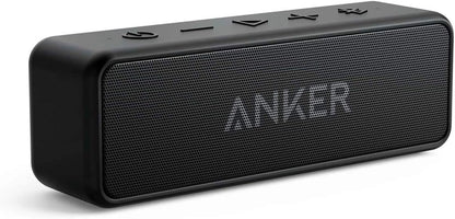 Soundcore Anker 2 Altavoz Bluetooth Portátil con Sonido Estéreo de 12 W, BassUp, IPX7 Resistente al Agua, 24 Horas Reproducción, Emparejamiento Estéreo Inalámbrico, para hogar, Exterior y Viaje – para oposiciones – Material de estudio – OpoMarket