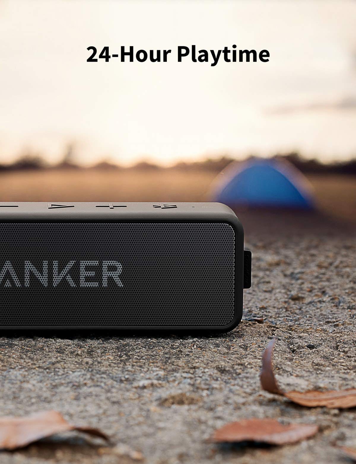 Soundcore Anker 2 Altavoz Bluetooth Portátil con Sonido Estéreo de 12 W, BassUp, IPX7 Resistente al Agua, 24 Horas Reproducción, Emparejamiento Estéreo Inalámbrico, para hogar, Exterior y Viaje – para oposiciones – Material de estudio – OpoMarket