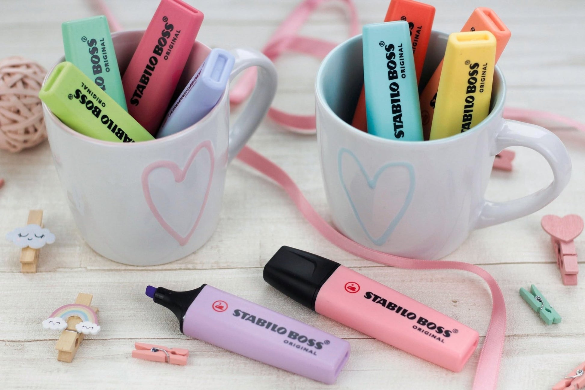 STABILO - Marcador - BOSS ORIGINAL Pastel - Paquete de 10 - Amarillo cremoso – para oposiciones – Material de estudio – OpoMarket