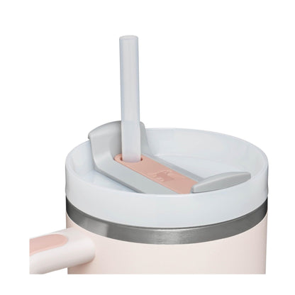 STANLEY Quencher H2.0 FlowState Tumbler 1.2L - Termo Conserva el Frío 11 Horas - Helada Durante 48 Horas - Botella Agua Acero Inoxidable - Taza Termica - Vaso Termico Sin BPA - Rose Quartz – para oposiciones – Material de estudio – OpoMarket