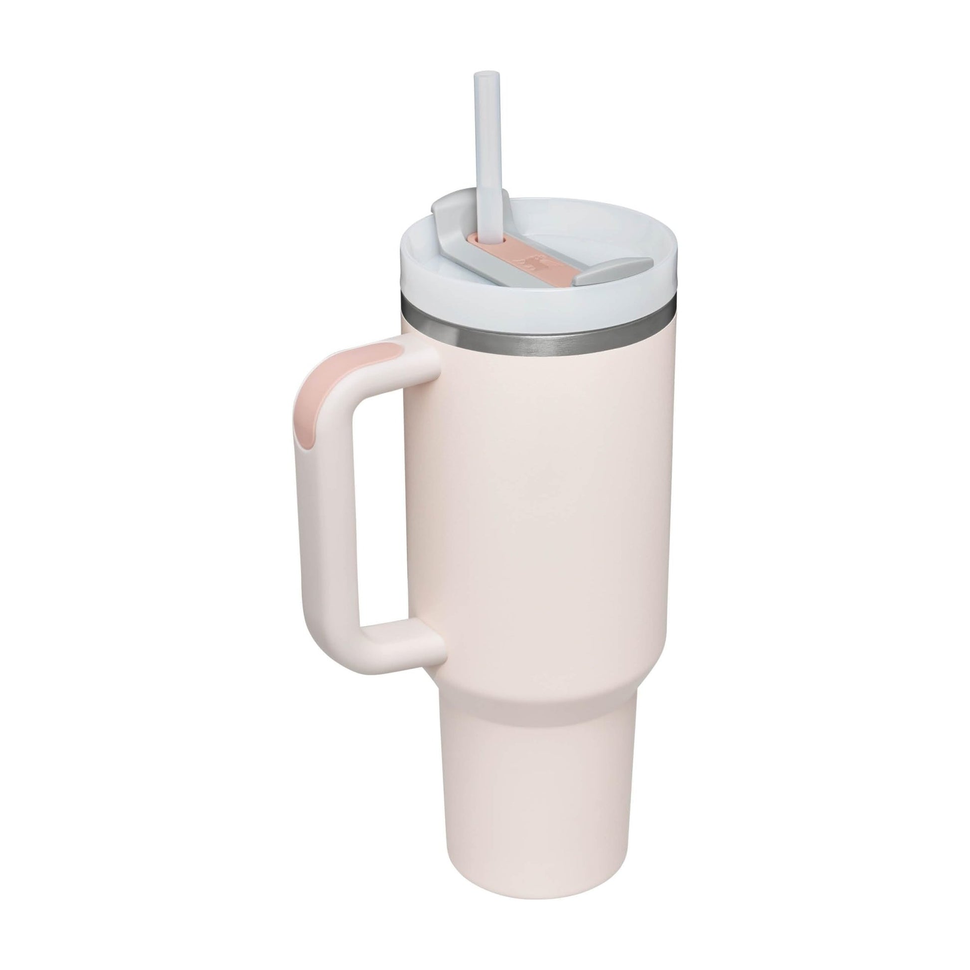 STANLEY Quencher H2.0 FlowState Tumbler 1.2L - Termo Conserva el Frío 11 Horas - Helada Durante 48 Horas - Botella Agua Acero Inoxidable - Taza Termica - Vaso Termico Sin BPA - Rose Quartz – para oposiciones – Material de estudio – OpoMarket