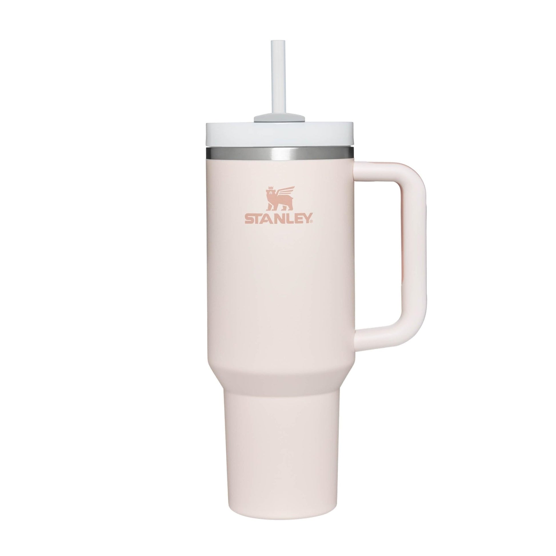 STANLEY Quencher H2.0 FlowState Tumbler 1.2L - Termo Conserva el Frío 11 Horas - Helada Durante 48 Horas - Botella Agua Acero Inoxidable - Taza Termica - Vaso Termico Sin BPA - Rose Quartz – para oposiciones – Material de estudio – OpoMarket