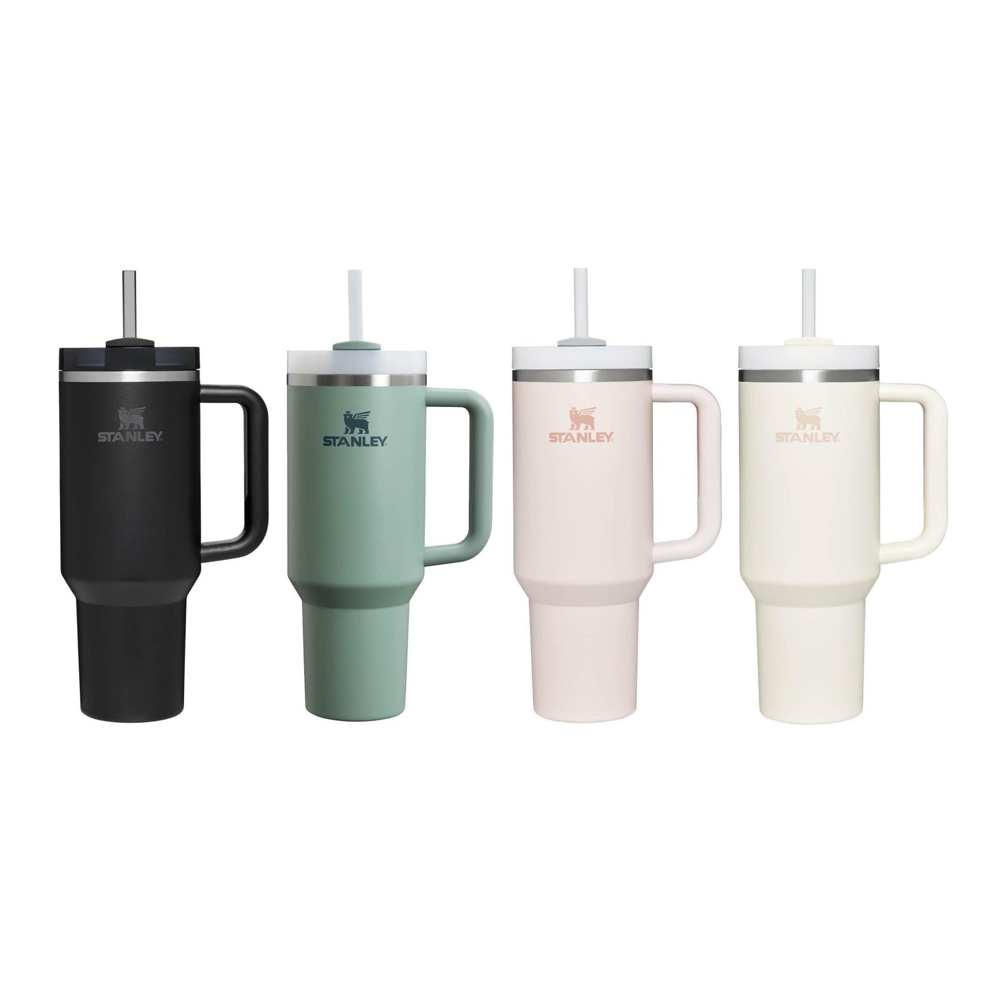 STANLEY Quencher H2.0 FlowState Tumbler 1.2L - Termo Conserva el Frío 11 Horas - Helada Durante 48 Horas - Botella Agua Acero Inoxidable - Taza Termica - Vaso Termico Sin BPA - Rose Quartz – para oposiciones – Material de estudio – OpoMarket