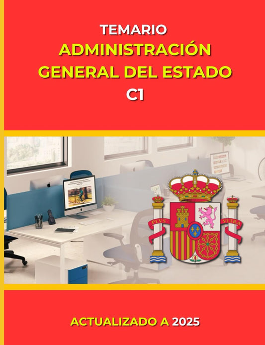 Libro temario Cuerpo General Administrativo de la Administración del Estado C1 actualizado 2025