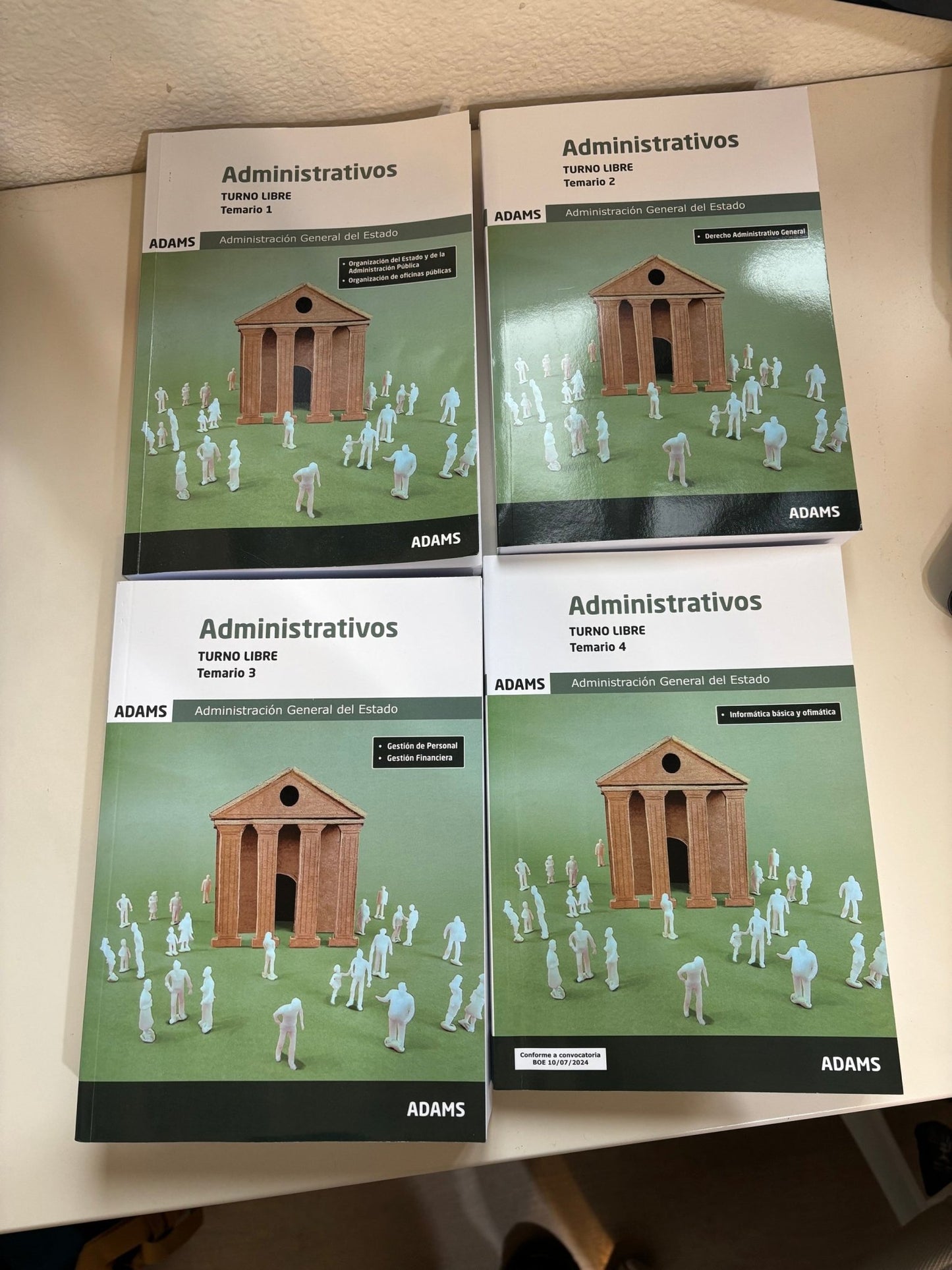 Temario completo Administrativos de Estado – Libro de segunda mano para oposiciones – Material de estudio – OpoMarket