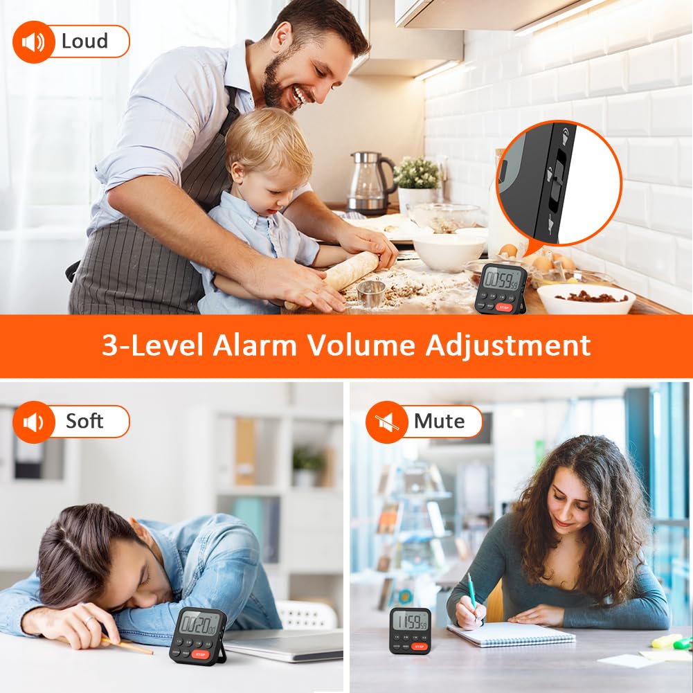 temporizador para estudiar con volumen ajustable