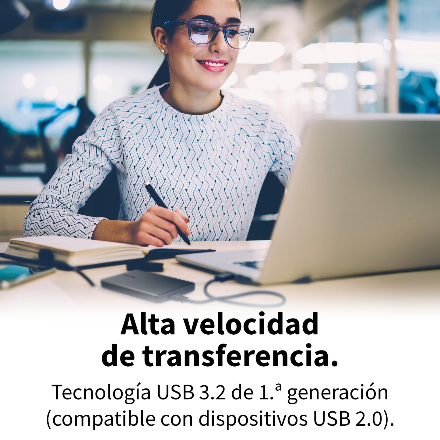 Disco duro externo 1TB compacto y ligero