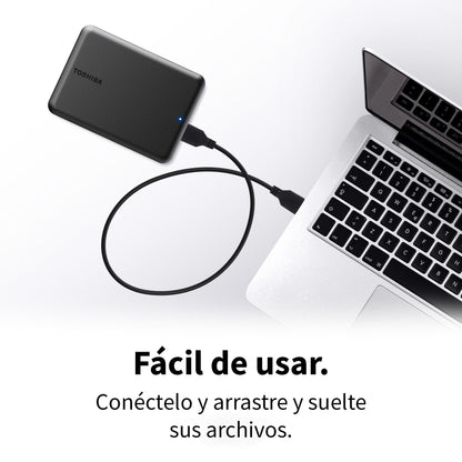 Disco duro externo 1TB portátil para copias de seguridad