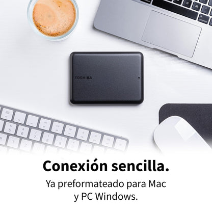 Disco duro externo 1TB con conexión USB 3.2