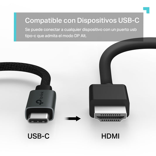 Cable tipo C a HDMI para MacBook y iPad Pro