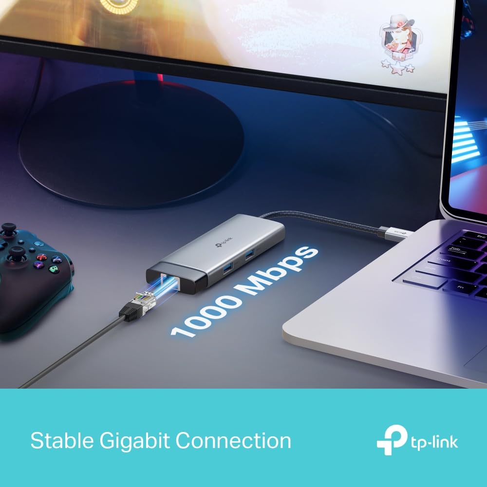 Hub USB TP-Link con diseño compacto y ligero
