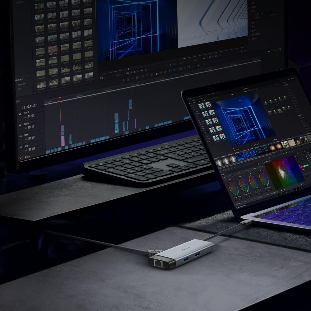 Hub USB para conectar periféricos y dispositivos externos