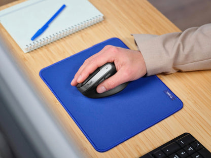 Trust Yuno Ratón Vertical Inalámbrico, Ratón Ergonómico Recargable 2.4GHz, Reducir la Tensión en Brazos y Muñecas, 800 - 2400 dpi, 70% Plástico Reciclado, PC Portátil Mac - Negro – para oposiciones – Material de estudio – OpoMarket