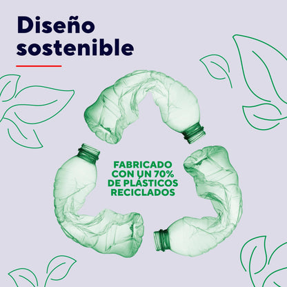 Trust Yuno Ratón Vertical Inalámbrico, Ratón Ergonómico Recargable 2.4GHz, Reducir la Tensión en Brazos y Muñecas, 800 - 2400 dpi, 70% Plástico Reciclado, PC Portátil Mac - Negro – para oposiciones – Material de estudio – OpoMarket