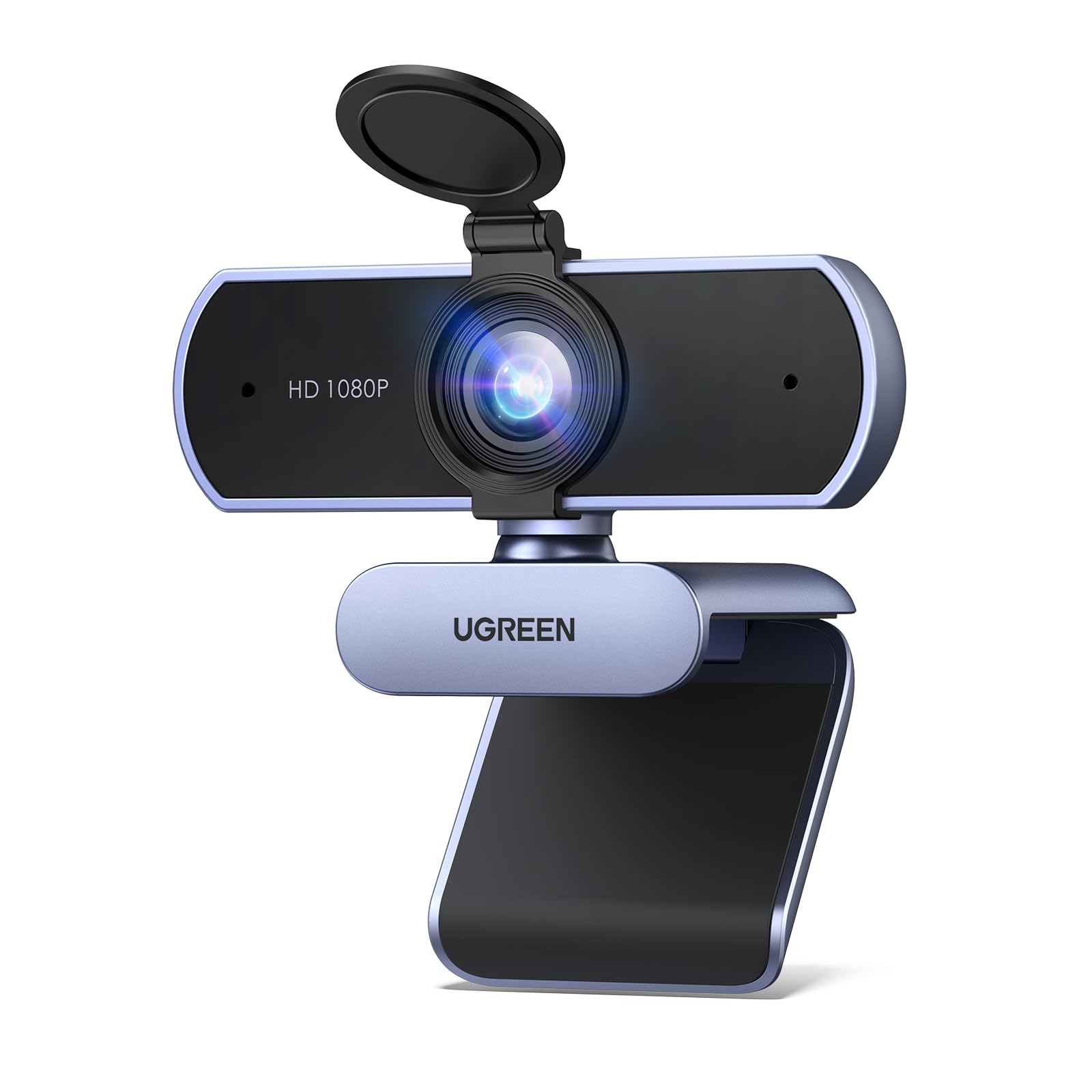 UGREEN Webcam Full HD 1080P 30FPS USB A PC Cámara 2 Micrófono Incorporado 85° Ángulo de Visión para Windows MacOS Linux Soporta Youtube Streaming Video Calling Zoom Videoconferencia(Gris) – para oposiciones – Material de estudio – OpoMarket