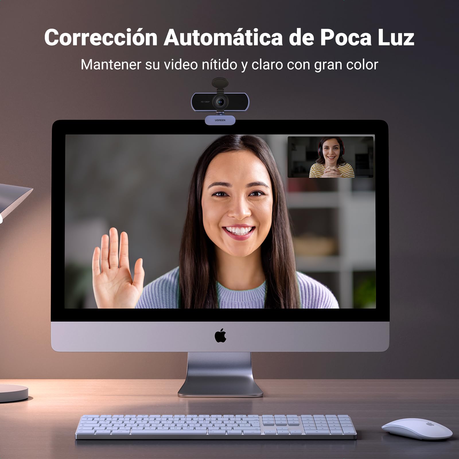 UGREEN Webcam Full HD 1080P 30FPS USB A PC Cámara 2 Micrófono Incorporado 85° Ángulo de Visión para Windows MacOS Linux Soporta Youtube Streaming Video Calling Zoom Videoconferencia(Gris) – para oposiciones – Material de estudio – OpoMarket