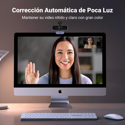 UGREEN Webcam Full HD 1080P 30FPS USB A PC Cámara 2 Micrófono Incorporado 85° Ángulo de Visión para Windows MacOS Linux Soporta Youtube Streaming Video Calling Zoom Videoconferencia(Gris) – para oposiciones – Material de estudio – OpoMarket