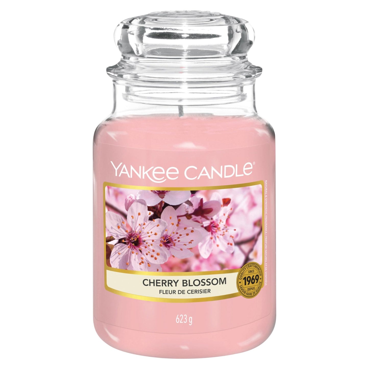 Vela aromática Yankee Candle | Cherry Blossom vela en tarro grande | Velas de larga duración: hasta 150 h | Regalos perfectos para mujeres – para oposiciones – Material de estudio – OpoMarket