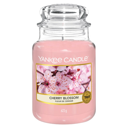 Vela aromática Yankee Candle | Cherry Blossom vela en tarro grande | Velas de larga duración: hasta 150 h | Regalos perfectos para mujeres – para oposiciones – Material de estudio – OpoMarket