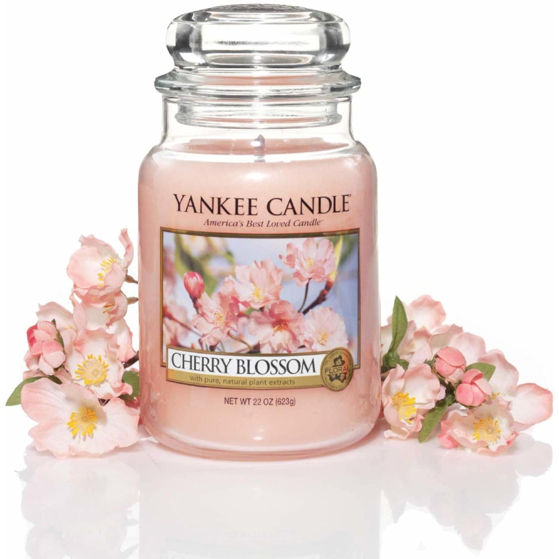 Vela aromática Yankee Candle | Cherry Blossom vela en tarro grande | Velas de larga duración: hasta 150 h | Regalos perfectos para mujeres – para oposiciones – Material de estudio – OpoMarket