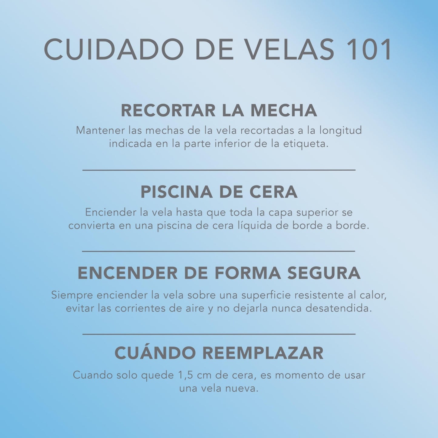 Velas aromáticas Yankee Candle combustión uniforme